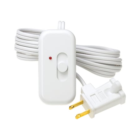 Lutron Dimmer Plugin Lamp White TT-300NLH-WH